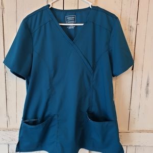 Cherokee Workwear Revolution Mockwrap Scrub Top